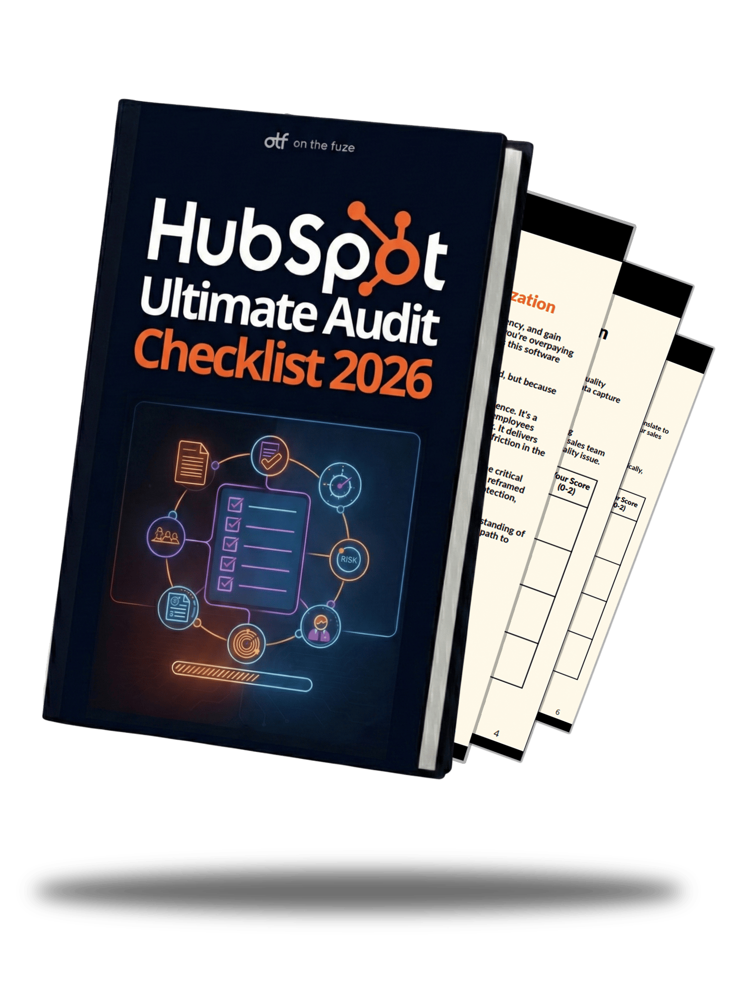 Audit Checklist Mockup with Shadow