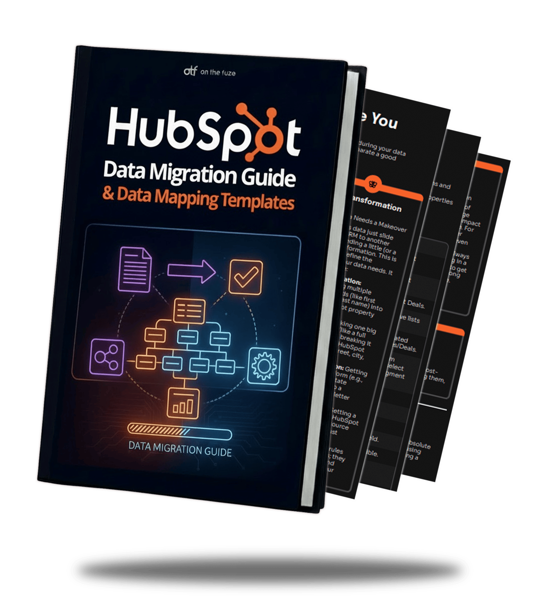 HubSpot Migration Mockup with Shadow